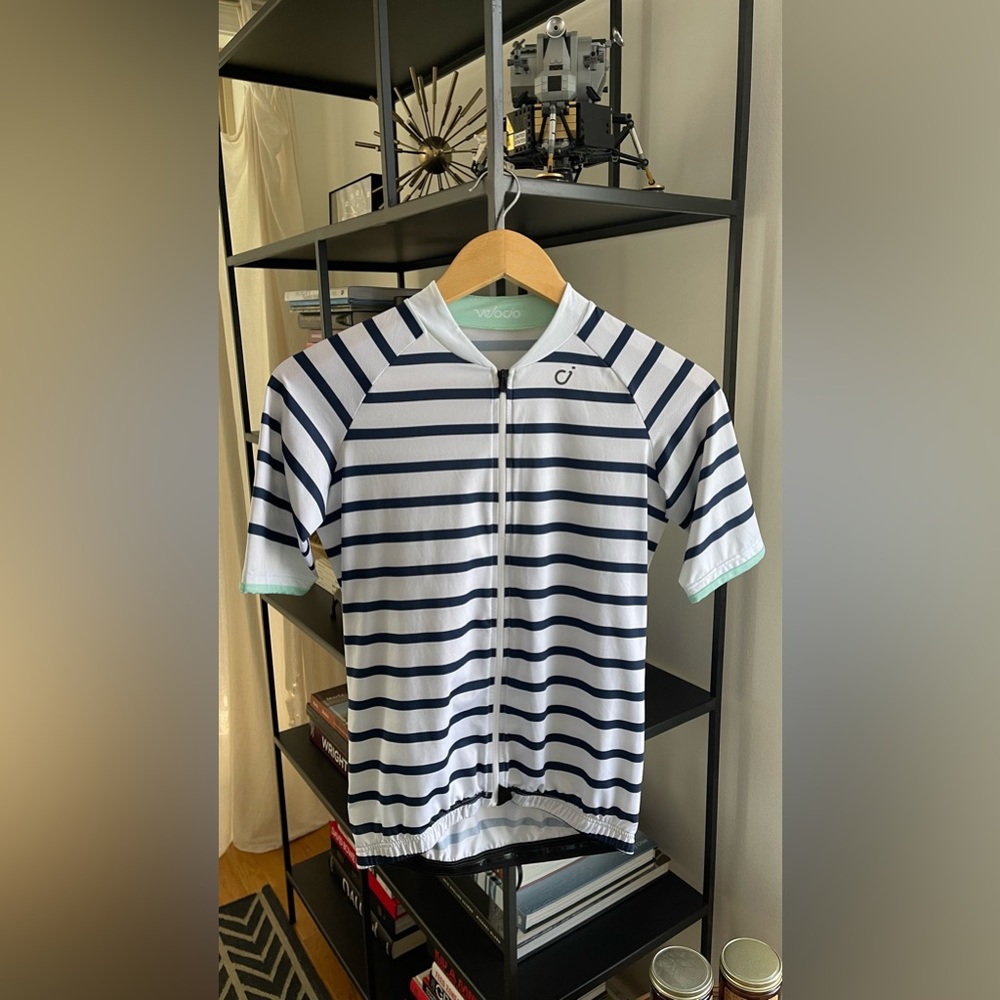 NWOT Velocio Breton SE Jersey Men’s Small White Navy